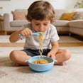 thumbnail image 7 of Linnome Silicone Suction Bowl Penguin Shape Feeding Bowl with Lid Non Slip Dishware for Home Kitchen Mealtime B, 7 of 7