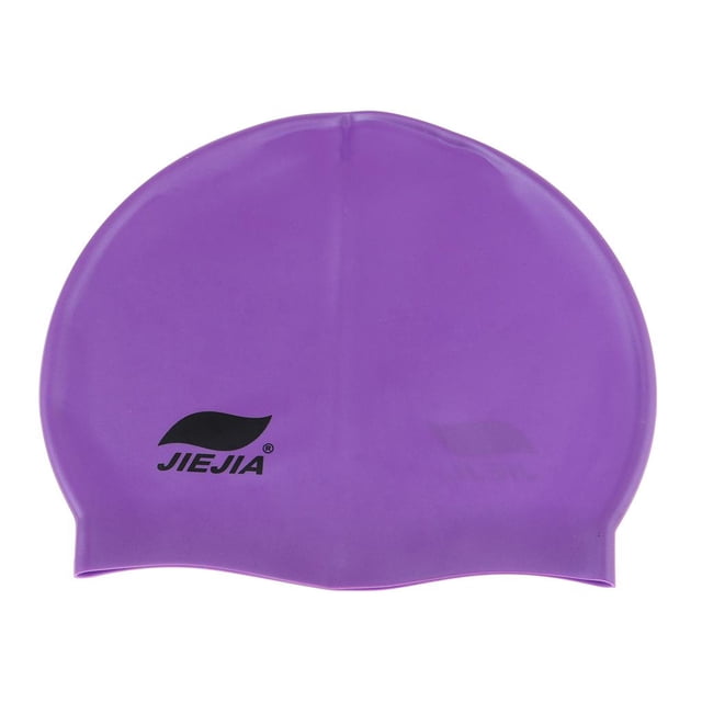 Sombreros de Natación Silione para Adultos Desgaste Universal para Cabeza de Natación para Natación en Pya Surf Buceo Snorkeling Púrpura Macarena Gorros de natación