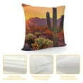 thumbnail image 4 of GOSMITH  Cactus Desert Sunsets Four Seasons Universal Pillow Cover Cushion Cover Sofa Fabric Cushion Cover Home Decoration, 4 of 5
