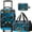 Blue Gamepad, variant on Kids Carry on Luggage Sets Rolling Suitcases with Wheels for Boys Suitcase with Duffle Bag Lunch Box Airline Approved