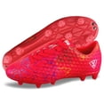 thumbnail image 1 of Vizari Botas de Fútbol Zodiac para Terreno Firme para Niños: Calzado de Fútbol Duradero y Ligero para Niños y Niñas, Rojo, Talla 9, 1 of 7