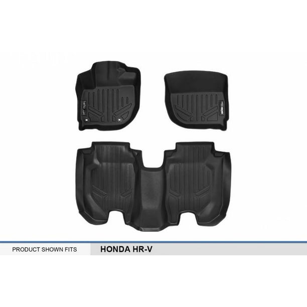 Maxliner 20162020 Honda HRV Floor Mats 2 Row Set Black A0193/B0193