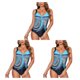 thumbnail image 4 of Naiovety Turn Heads verano modesto traje de baño mujer colección poliéster transpirable traje de baño mujer 2023 para mujer traje de baño Type1 NO1, 4 of 6