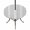 Gray White Ash2, variant on Round Outdoor Tablecloth with Umbrella Hole and Zipper, Sage Green Striped Tablecloth with Elastic Waterproof, Farmhouse Aesthetic Modern Stripes Patio Table Covers for 36" - 44" Picnic Pool Tables