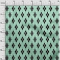 thumbnail image 2 of oneOone Cotton Flex Mint Green Fabric Argyle Check Sewing Craft Projects Fabric Prints By Yard 40 Inches Wide, 2 of 4