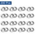 thumbnail image 3 of Unique Bargains 200 Pack Internal Tooth Star Lock Washers M4 Quick Speed Locking Washers, 304 Stainless Steel Starlock Push Nuts, 3 of 4