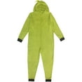 thumbnail image 2 of Grinch Family Onesies Adult and Kids Pajamas Licensed Sleepwear Hooded Costume Union Suit, The Grinch Men, Size: L/XL, 2 of 2