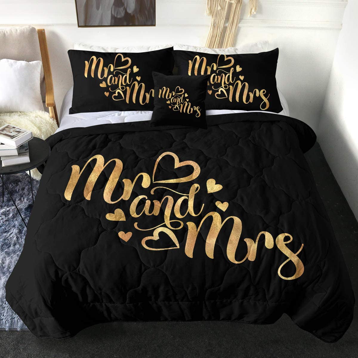 Details about   Quilt Sets Comforter Bedspread Bedding Set Throw Blanket Sheets Full Queen King 