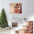 thumbnail image 1 of Cubierta de puerta de garaje de Feliz Navidad - Gran mural navideño de 7x16 pies con copos de nieve y adornos para decoración exterior, 1 of 3
