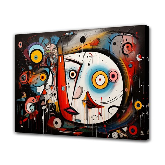 Abstract Decorative Painting Framed Gallery Poster Decorative Painting Canvas Wall Art Living Room Posters Bedroom Painting,Frame-style,20x30inch(50x75cm)