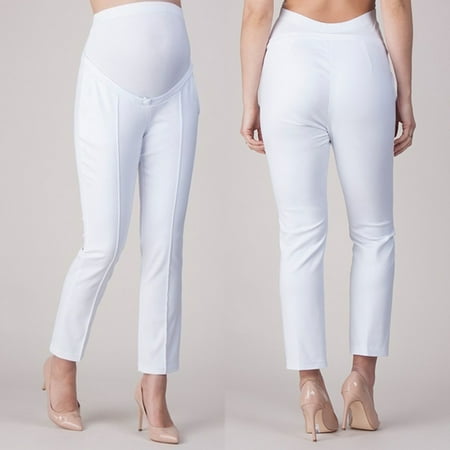 

Women Elastic Belly Protection Maternity Pregnant Leggings Pants Pencil Pants