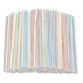 thumbnail image 1 of 500pcs Plastic Drinking Disposable Straws 8 Inches, 1 of 5