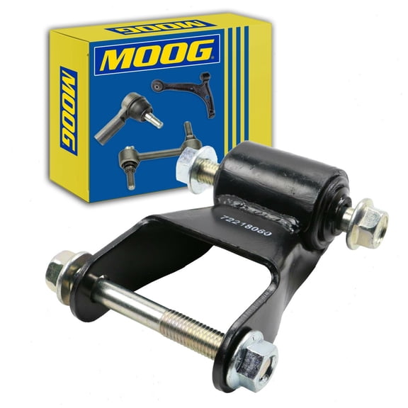 MOOG Rear Leaf Spring Shackle compatible with Chevrolet Silverado 2500 HD 6.0L 6.6L V8 2001-2010