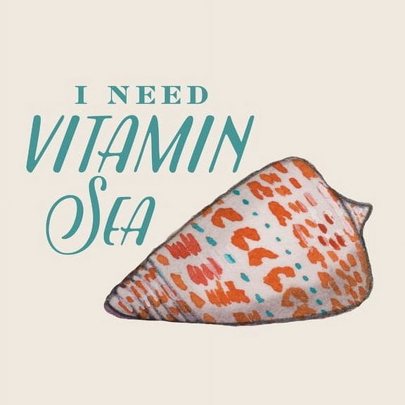 "Vitamin Sea" Painting Print on Wrapped Canvas