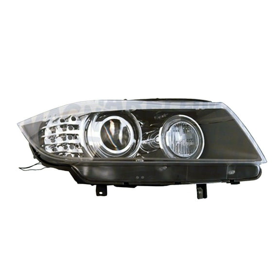 KAI New OEM Replacement Passenger Side Headlight Lens And Housing, Fits 2009-2011 BMW 3 Series Sedan