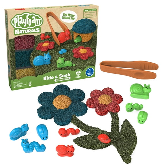 Educational Insights Playfoam Naturals Sensory Toy Set, Plant-Based, Slime Alternative, 3 Colors, Fidget Toy, Ages 3 