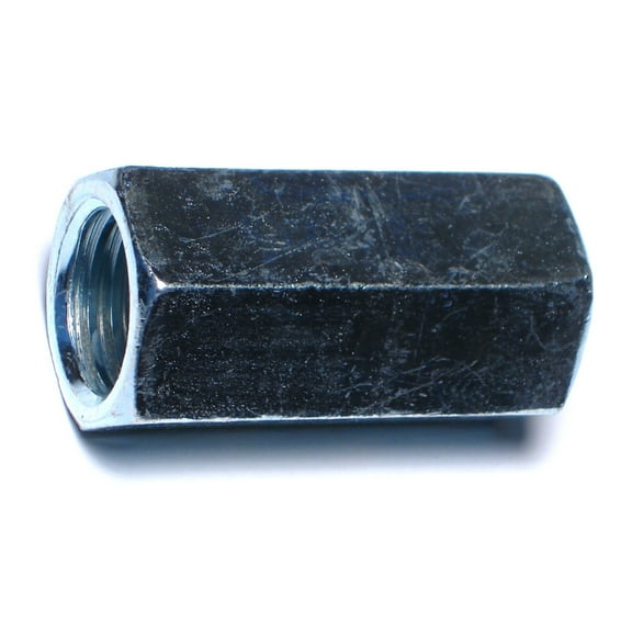1"-8 x 1-1/4" x 2-1/2" Zinc Rod Coupling Nuts CNS2-159 (3 pcs)