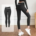thumbnail image 5 of Top-kevin 2 Pieces Women Workout Sets Long Sleeve Yoga Outfits Gym Clothes Seamless Ribbed Crop Top High Waist Leggings Summer Yoga Fitness Set, 5 of 7
