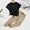 Khaki, variant on RTKFRFLM Girls 2-Piece Fashion Set Solid Color Short Sleeve Top & Cargo Pants Suit Khaki 7-8 Years