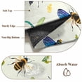 thumbnail image 6 of Area Rug for Living Room, Spring Butterfly Dragonfly Non-Slip Indoor Large Carpet for Bedroom/Dining Room, Beige Botanical Floral Rustic Washable Low-Profile Rectangle Floor Runner Rugs - 5 x 7 Ft, 6 of 8