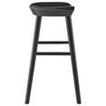 thumbnail image 6 of 26" Black Solid Wood Counter Stool, 6 of 8