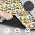 thumbnail image 3 of Zufioo Retro Bike Print Car Floor Mats Four-piece Set, Car Interior Accessories - Corrosion-resistant, Non-Slip, Suitable for Cars, Trucks, Vans, 3 of 7