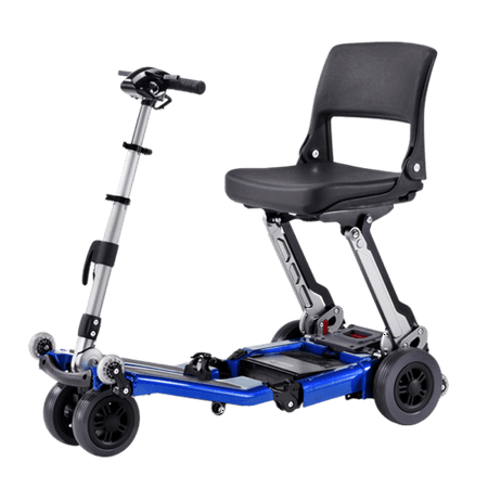 Luggie Standard Folding Mobility Scooter, Blue