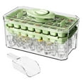 thumbnail image 2 of sunsanly Ice Cube Mold Tray with Lid Bin Ice Scoop 32 Cavity Ice Cube Maker for Freezer Easy Release DIY Ice Cube Tray for Whiskey Cocktail Coffee, 2 of 8