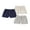 Blue, variant on Suealasg Toddler Boys 3Packs Summer Shorts Solid Color Striped Elastic Waist Casual Short Pants 3M 6M 12M 18M 24M 3T Baby Boys Button Shorts