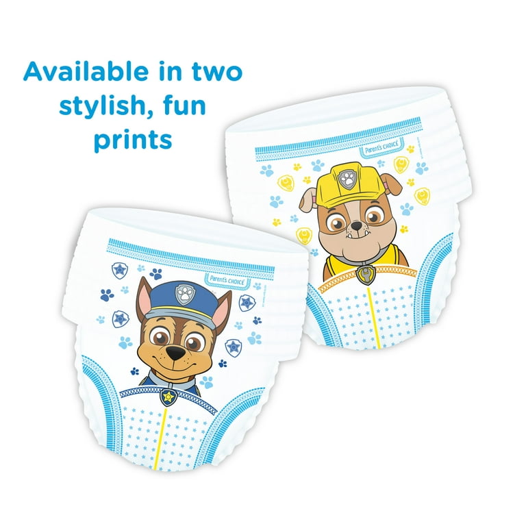 Parent's Choice Paw Patrol Training Pants for Boys, 2T/3T, 94 Count (Select  for More Options) - Yahoo Shopping