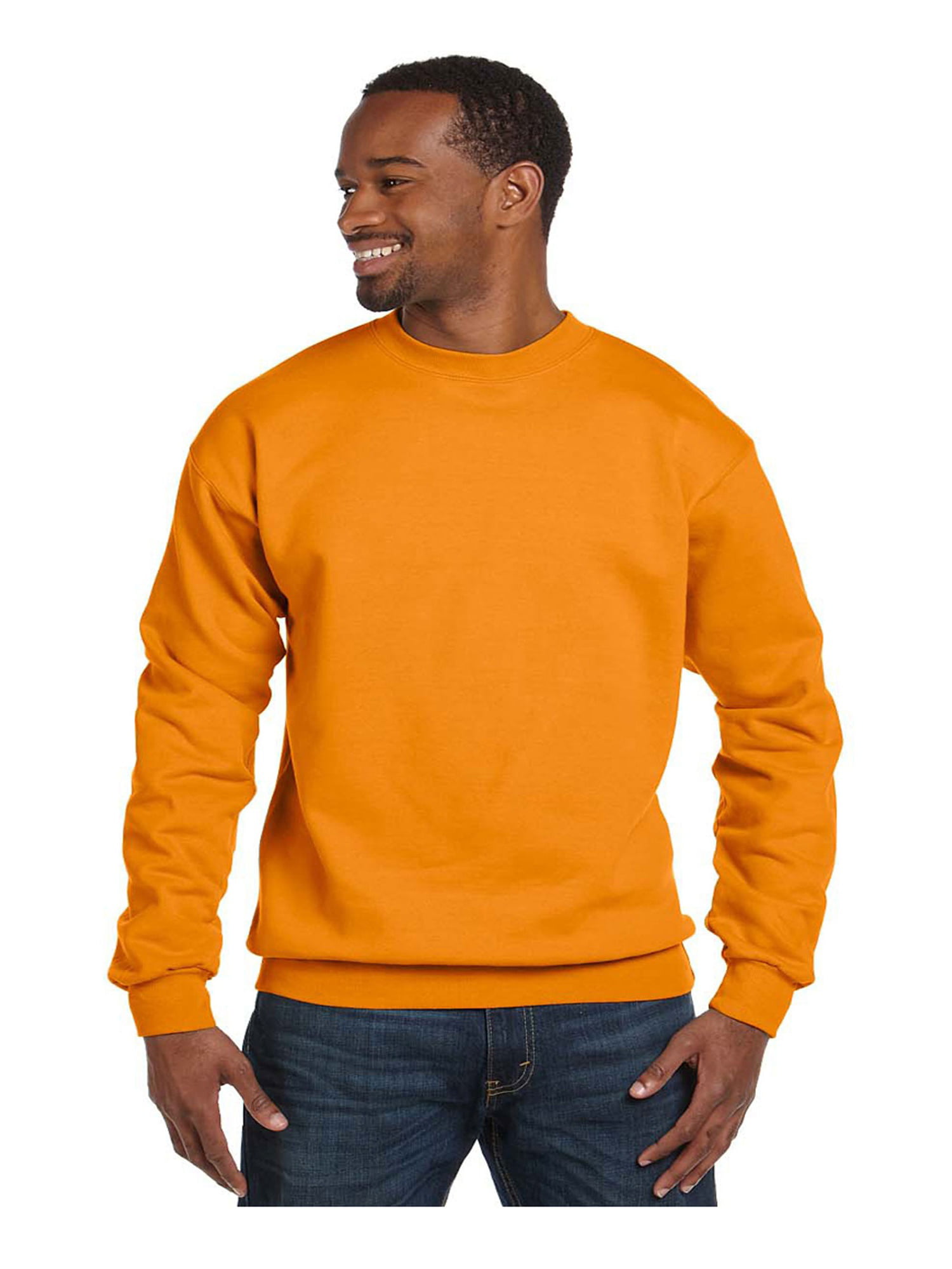 Hanes Adult Comfortblend Crewneck Rib-Knit Fleece Sweatshirt, Style ...