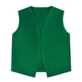 thumbnail image 3 of TOPTIE Kid Volunteer No-Button Child Vest Waistcoat Party Vests 5 Packs-Green-M, 3 of 5