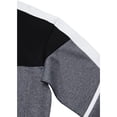 thumbnail image 5 of X RAY JEANS Mens XRAY Sport Pullover Colorblock Hoodie, Black/White, 2XL, 5 of 6