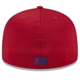 thumbnail image 4 of Men's New Era Red Philadelphia Phillies 2024 Clubhouse 59FIFTY Fitted Hat, 4 of 6