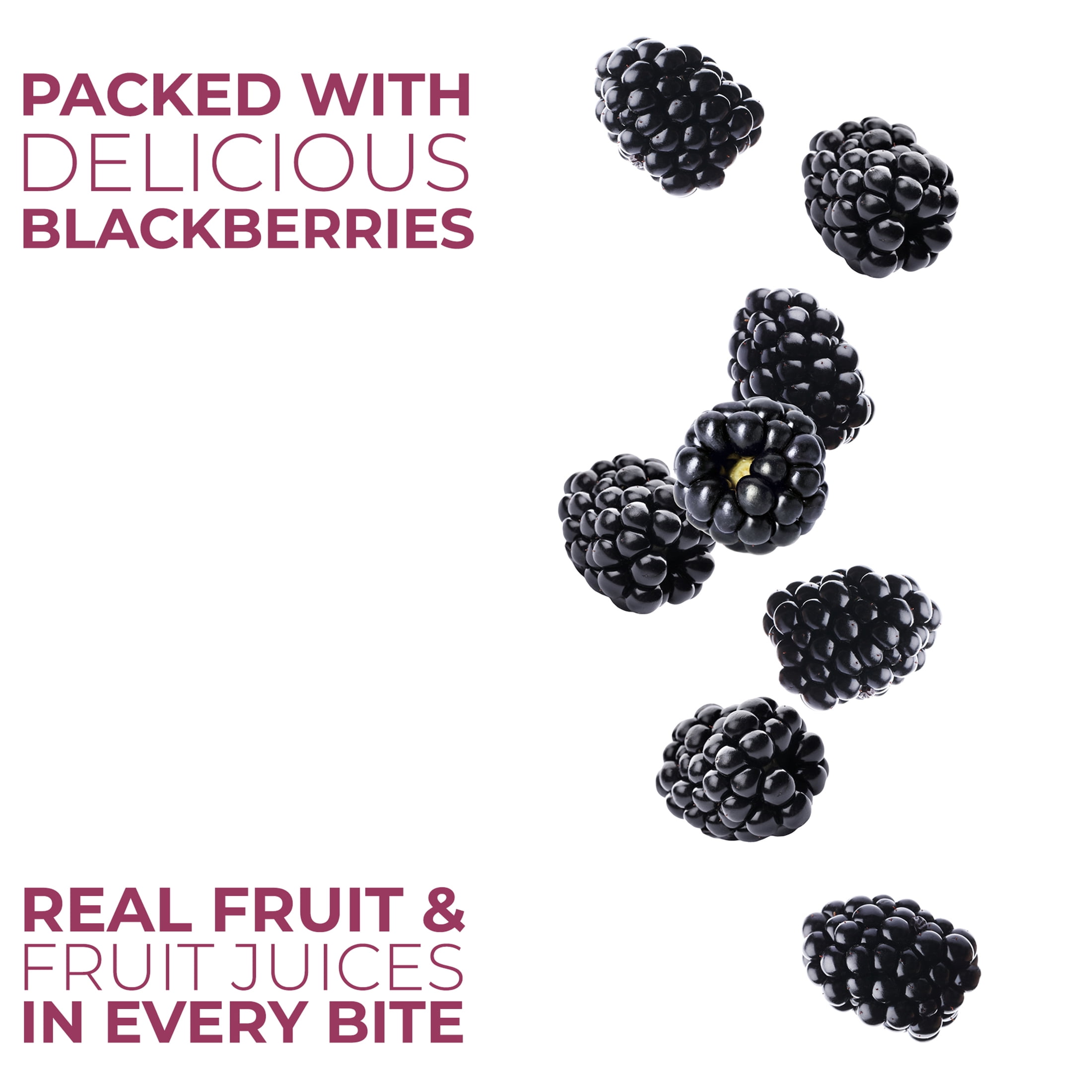 Betty Lou's Blackberry Fruit Bars, Gluten Free, Vegan 12 Ct.