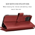 thumbnail image 3 of NJJEX Wallet Case for Samsung Galaxy A03S A12 A13 A14 A23 A32 A51 A52 A53 A54 5G Case,[9 Card Slots] PU Leather Credit Holder Folio Flip [Detachable] Kickstand Lanyard Magnetic Phone Cover [Wine Red], 3 of 7