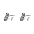 thumbnail image 1 of Ruiboury Stainless Steel Candle Trimmer and Wick Snuffer Tool Efficient and Durable Silver 2Set, 1 of 1