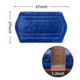 thumbnail image 2 of Extra Thick Bath Linen Rug Set Soft Plush Anti-Slip Bath Mat Water Absorbent Shaggy Polyester for Bathroom Living Room Bedroom Gray 24x36 Inches, 2 of 8