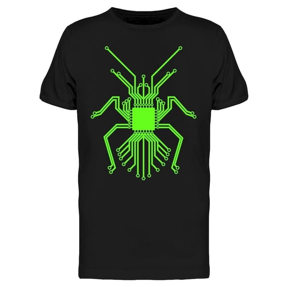 Green Bug Circuit Board Tee Men's -Image by Shutterstock