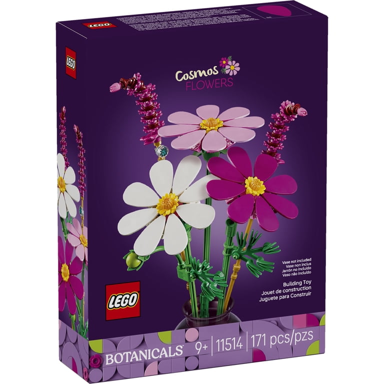 LEGO Botanicals Cosmos Flowers - Building Toys for Kids, Girls