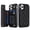 Black, variant on Phone Case for iPhone 17 Air 16e 16 15 14 13 12 11 Pro Max XR XS Max SE 2022/Luxury Flip Folio Wallet Cover Card Slots and Kickstand for Girls Women/Protective Phone Case