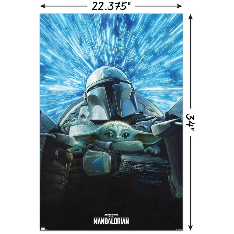Star Wars: The Mandalorian Season 3 - Lightspeed Wall Poster