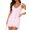 Pink, variant on Women's Ruffle Trim Lace Mini Dress with Stretch Ninety Percent Polyamide Ten Percent Elastane Lining Polyester