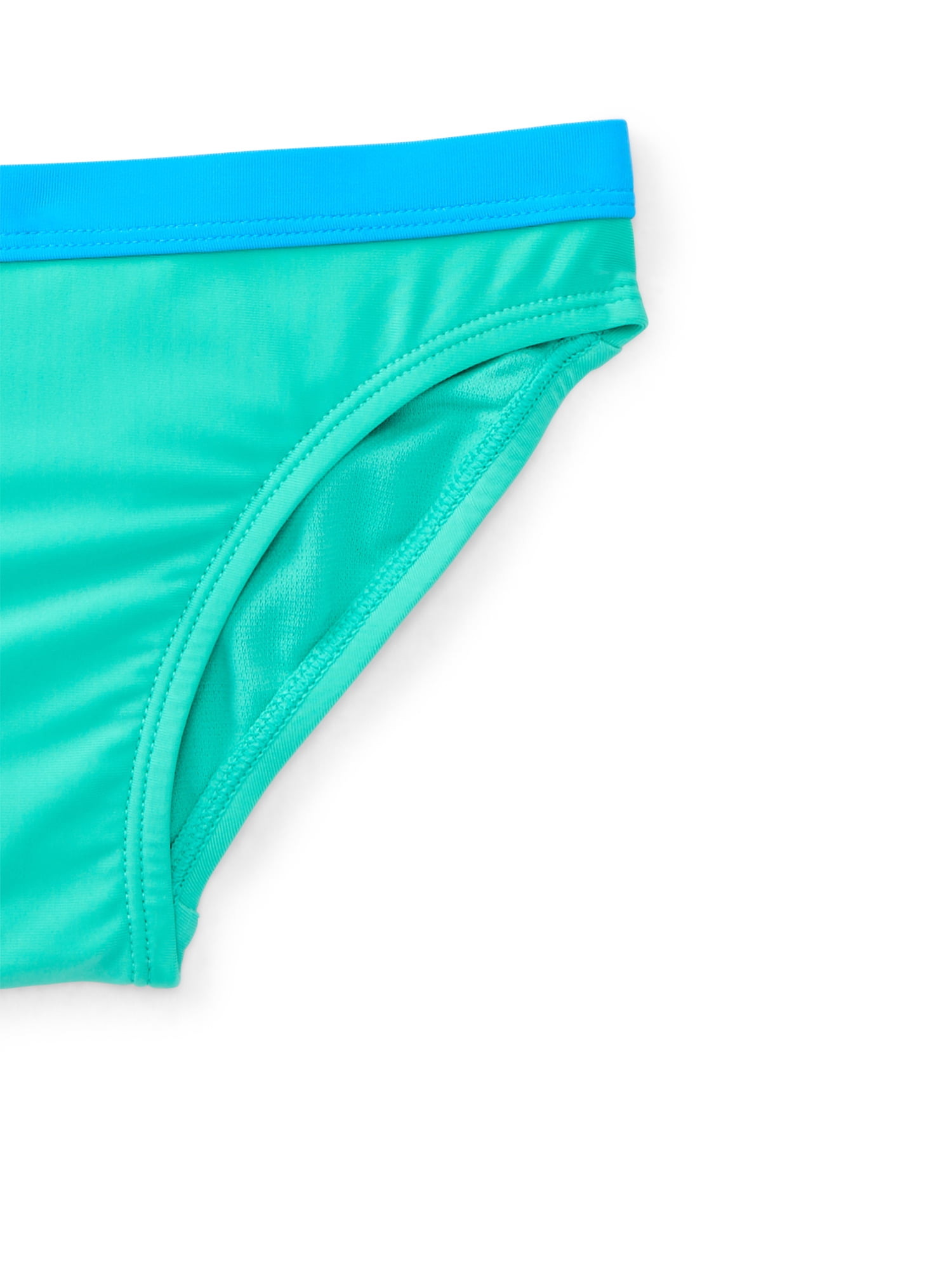 Wonder Nation Girls Everyday Tankini Swim Set with UPF 50+, 2-Piece, Sizes 4-18 & Plus
