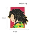 thumbnail image 3 of Broche de Anime Demon Slayer Kamado Nezuko Agatsuma Zenitsu, insignia de esmalte para ropa de niños, sombrero, Pin de solapa, accesorios, regalos, 3 of 5