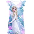 thumbnail image 1 of Disfraz de dibujos animados para niñas, vestido de Frozen de Disney, vestido de princesa de verano para niños, ropa de fiesta de cumpleaños para niños, 10T Gao Jinjia LED, 1 of 2
