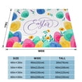 thumbnail image 4 of XMXT Flannel Throw Blanket for Couch, Easter Eggs Decor Prints Bed Sofa Decor Blankets for Home Bedroom, 50 x 40 inches, 4 of 9