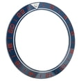 thumbnail image 2 of Watch Bezel Insert 41.5mm Ceramic Watch Bezel Ring Repair Replacement Accessory for Watchmaker Blue Base Red Digit, 2 of 11