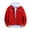 Red, variant on IROINNID Men's Denim Jacket Turndown Lapel Long Sleeve Color Block Casual Fall/Winter Plus Size Fashion Jacket