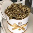 thumbnail image 2 of Ramo de flores artificiales de espuma con purpurina, flores falsas de 6,5 cm, corona artesanal, decoración del hogar para fiesta de boda y navidad, 10 unidades, 2 of 4
